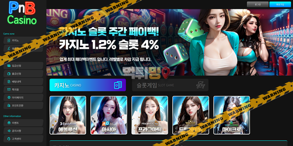 먹튀사이트 피엔비카지노 먹튀검증