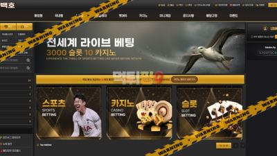 먹튀사이트 백호 먹튀검증