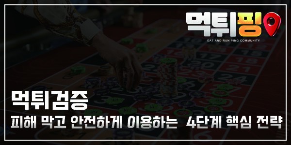먹튀검증 | 피해 막고 안전하게 이용하는 4단계 핵심 전략